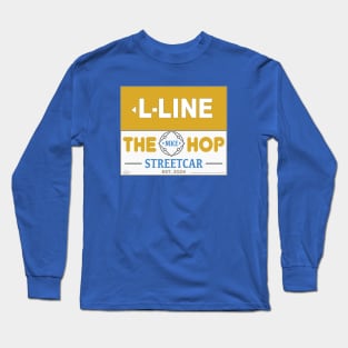 MKE HOP L-Line • Milwaukee Streetcar Long Sleeve T-Shirt